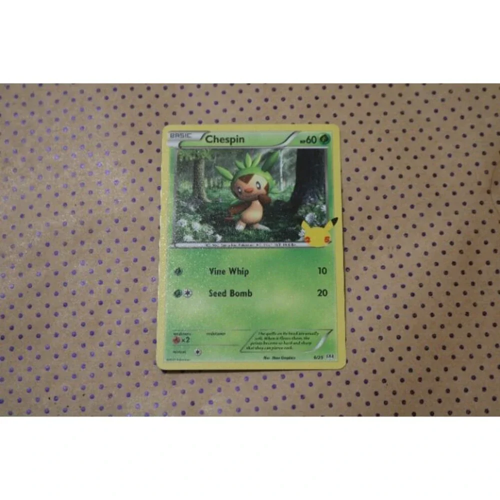 Chespin 6/25 Pokemon Card (2021)